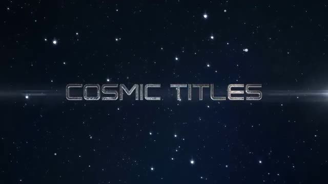 Cosmic Trailer Titles: After Effects Templates