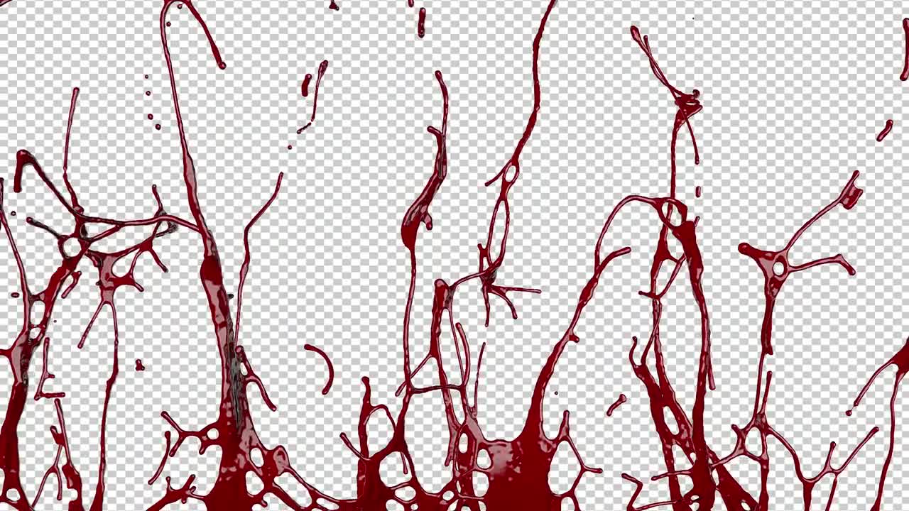 Blood Splash Stock Motion Graphics Motion Array