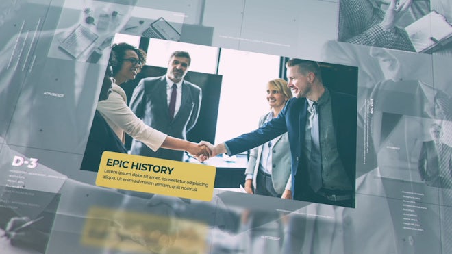 Clean Epic Corporate Freebies template preview