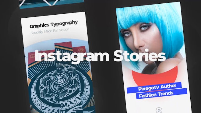 Instagram Stories Freebies template preview