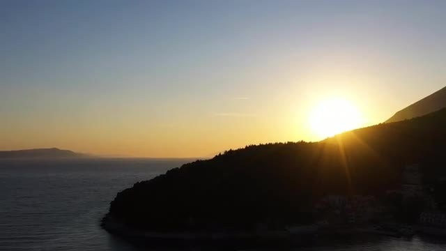 Sunset On Croatia Coast: Stock Video