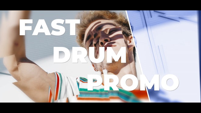 Fast Drum Promo Freebies template preview