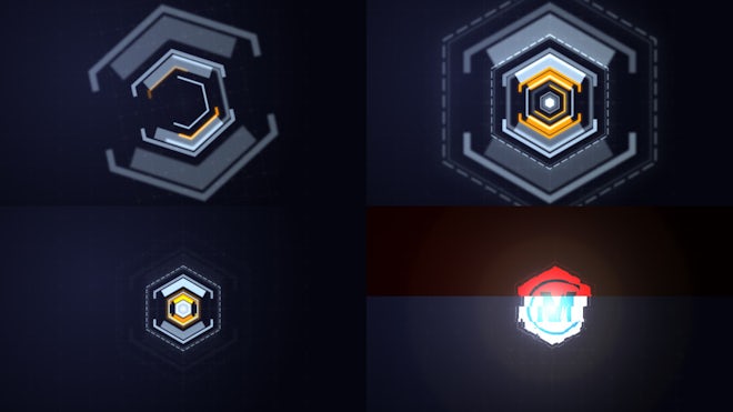 Futuristic Glitch Opener Freebies template preview