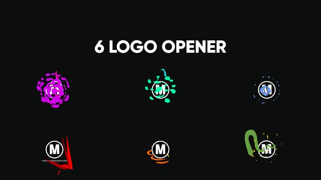 6 Logo Opener Freebies template preview