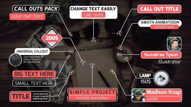 Call Out Titles Freebies template preview