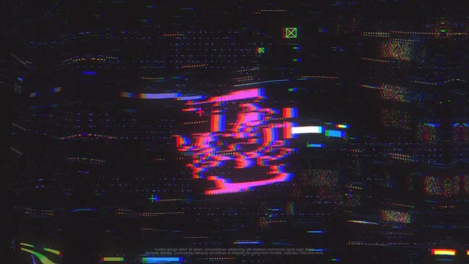 Glitch Logo Freebies template preview