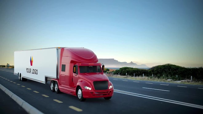 Truck Logo Reveal Freebies template preview