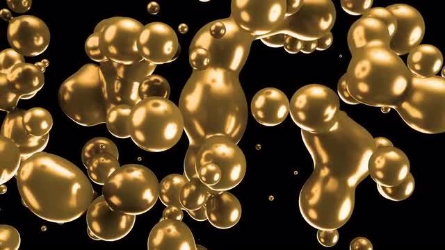Liquid Gold: Stock Motion Graphics