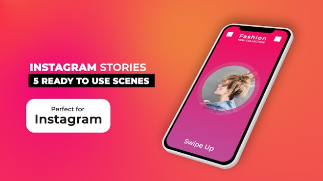 Instagram Stories V11.4 Freebies template preview