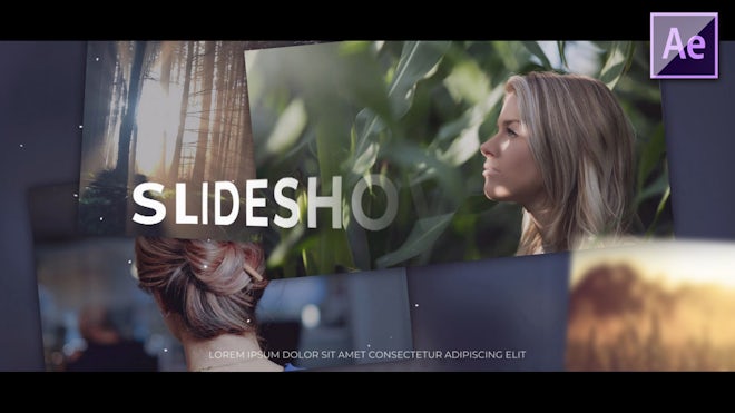 Travel Cinematic Slideshow Freebies template preview
