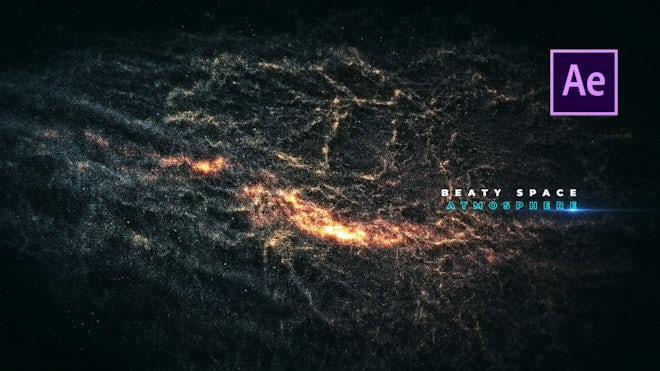 PhotoRealistic Galaxy Titles Freebies template preview