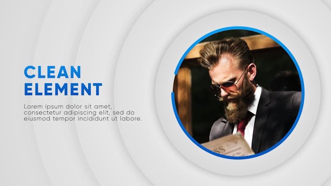 Clean Elements - Corporate Freebies template preview