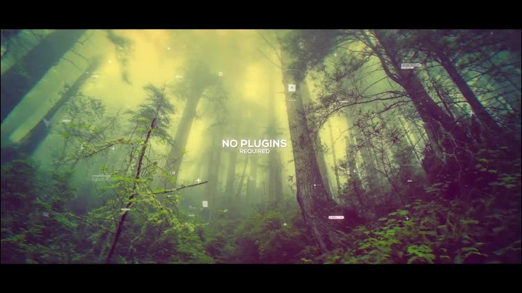Futuristic Parallax Slideshow: After Effects Templates