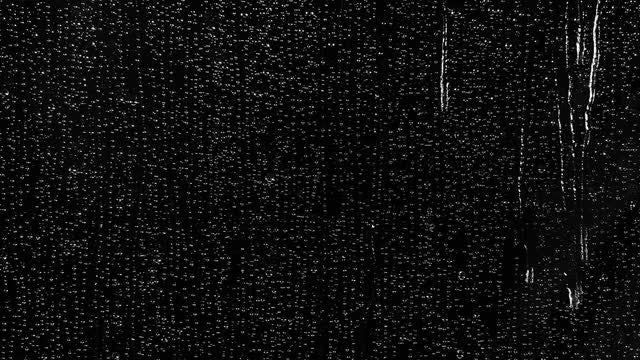 Water On Glass 09: Stock Video