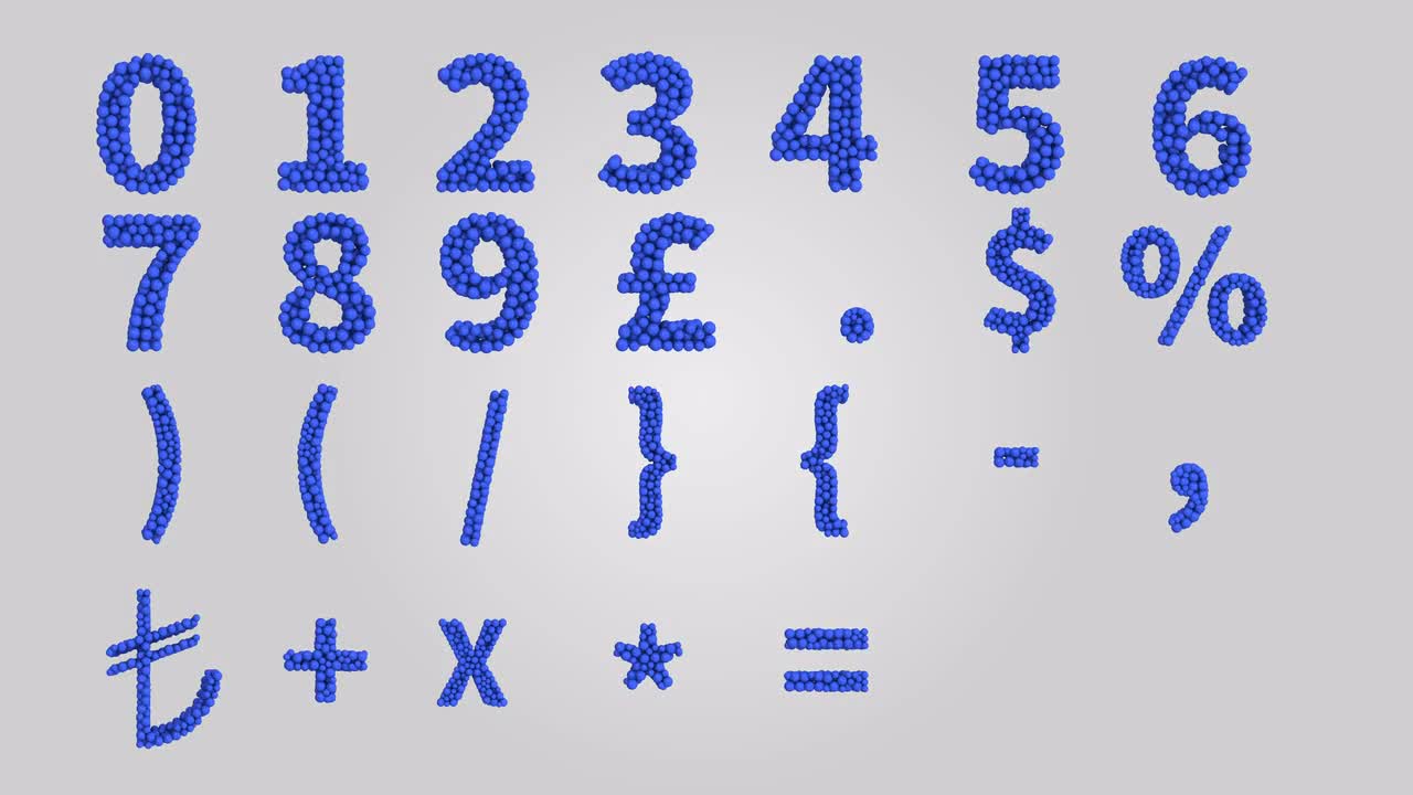 Animated Numbers Stock Motion Graphics Motion Array 3443