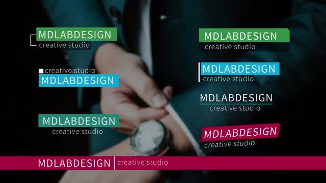Colorful Lower Thirds: After Effects Templates