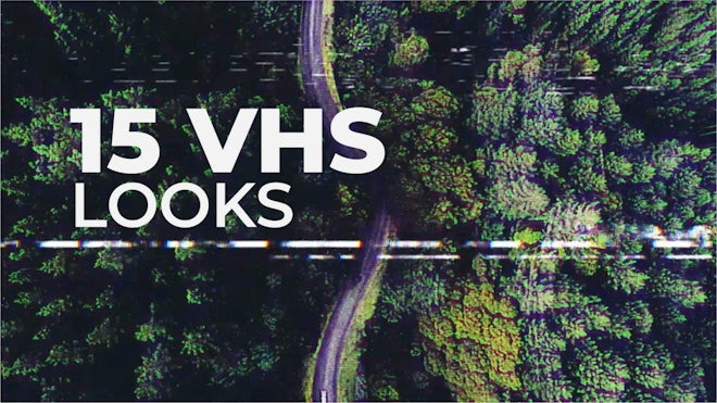 VHS Looks Effects Freebies template preview