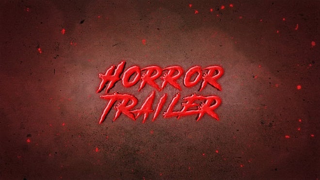 Horror Trailer Freebies template preview
