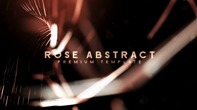 Rose Abstract Freebies template preview