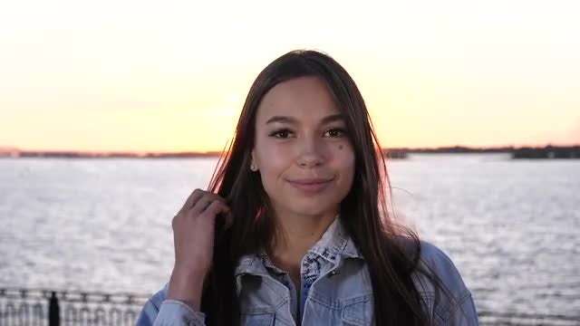 Woman On The Dock: Stock Video