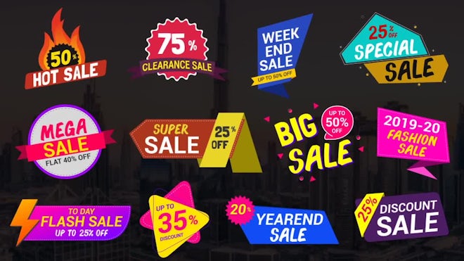 Sale Lables & Badges_5 Freebies template preview