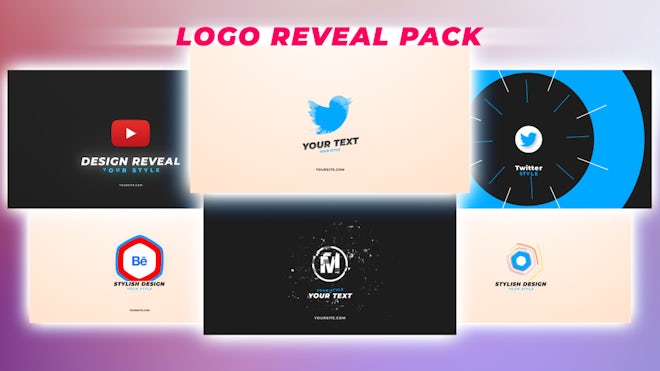 Logo Reveal Pack 4 Freebies template preview