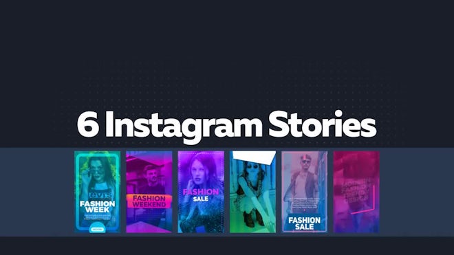6 Instagram Stories Freebies template preview