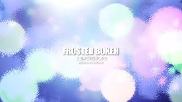 Frosted Bokeh: Stock Motion Graphics