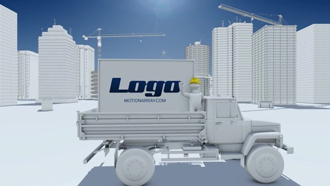 Construction Site Logo Freebies template preview