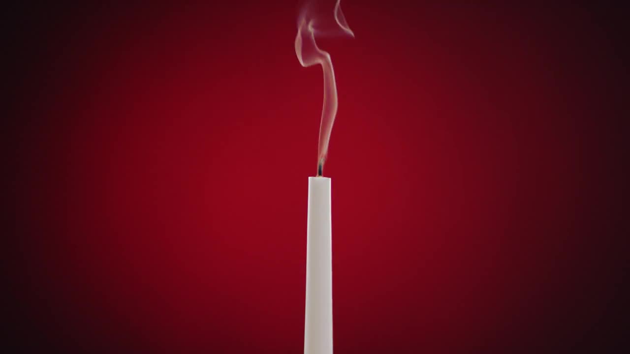 Put Out A Candle By Fingers Stock Video Motion Array