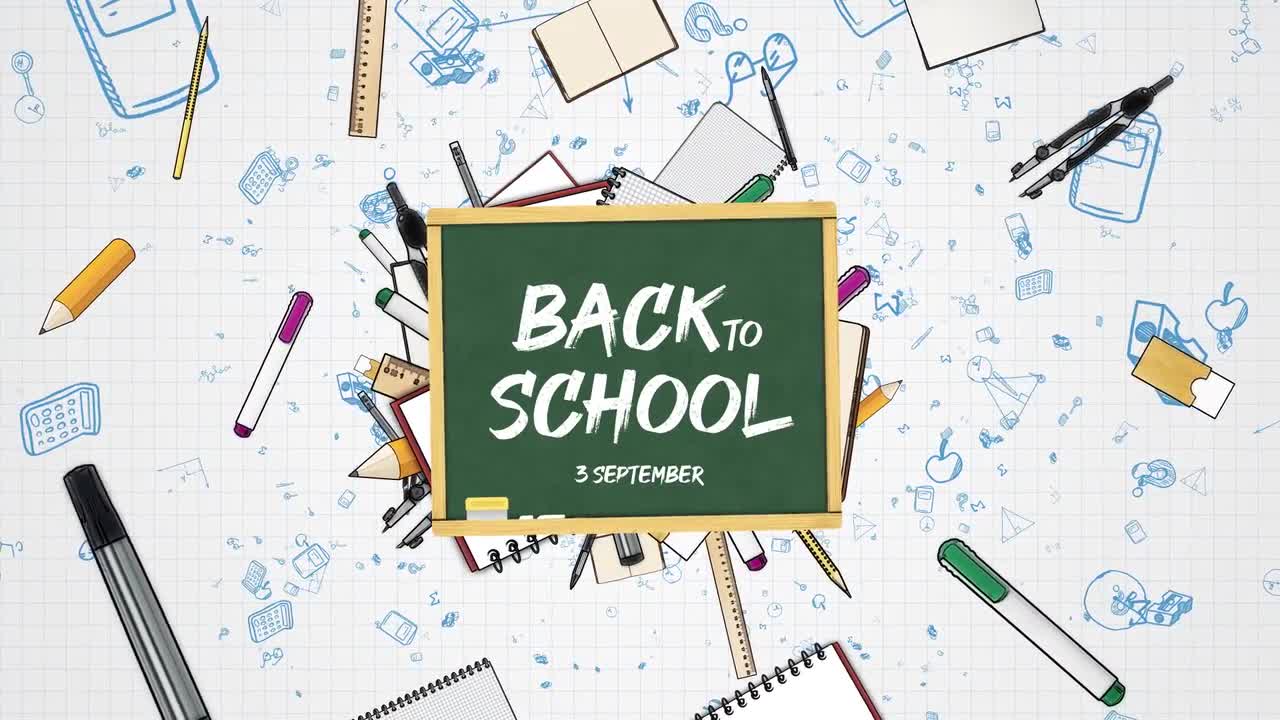 go back to school after effects template free download