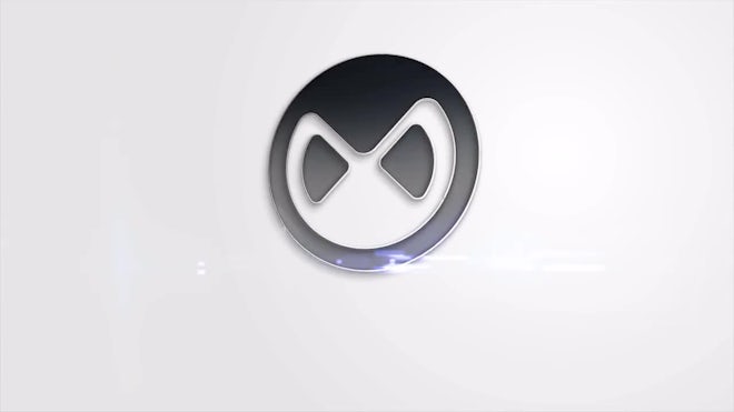 Glossy Stroke Logo Reveal Freebies template preview