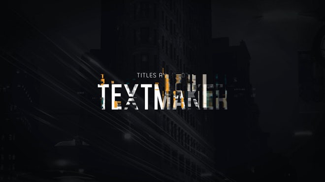 Titles Animator - Digital Glitch Freebies template preview