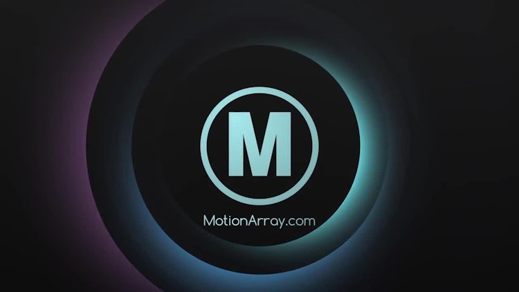 Glowing Circles Logo: Premiere Pro Templates