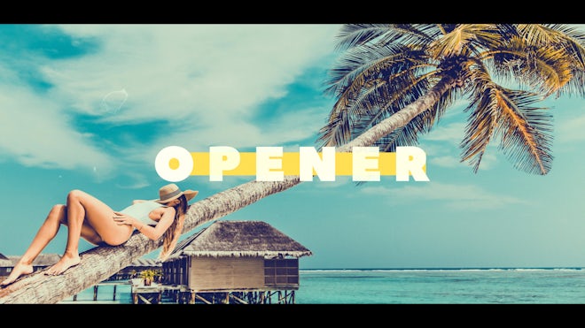 Opener Freebies template preview