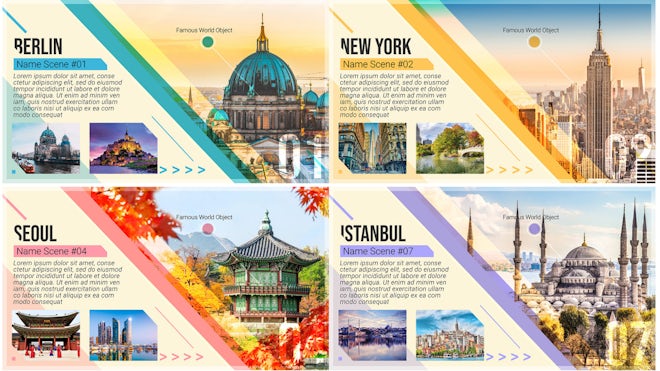 Travel Guide Promo Freebies template preview