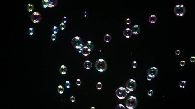 Colorful Bubbles: Stock Video