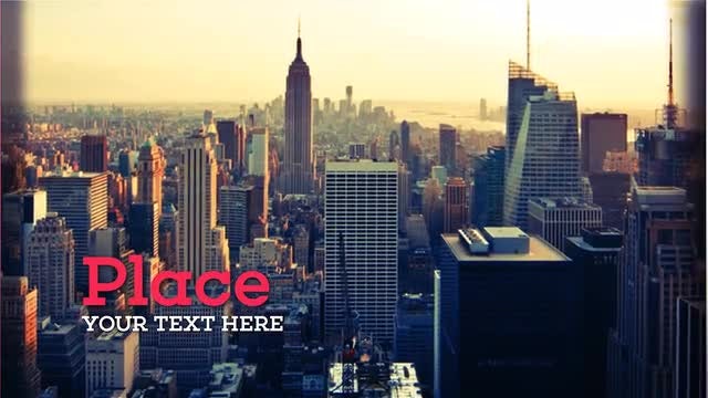 Parallax Modern Slideshow: After Effects Templates