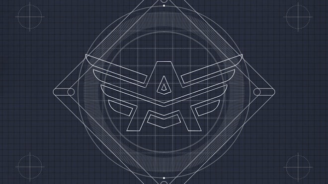 Geometrical Logo Reveal Freebies template preview