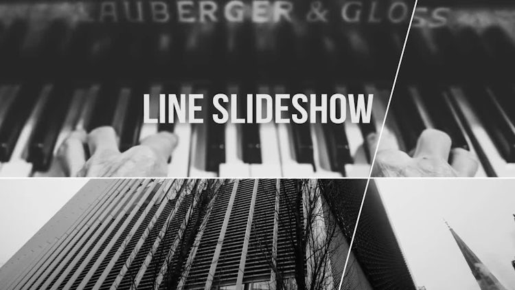 Line Slideshow: Premiere Pro Templates