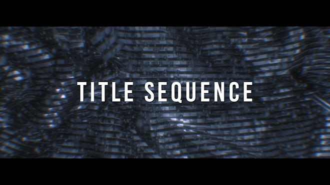 Cinematic Title Sequence Freebies template preview