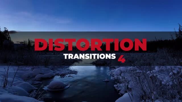 Distortion Transitions 4: Premiere Pro Presets