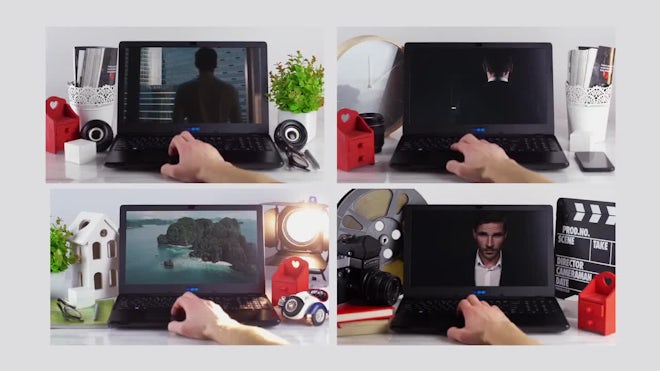 Download Dark Laptop Mockup After Effects Templates Motion Array