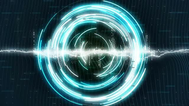 Rotating Sci-fi Circles: Stock Motion Graphics