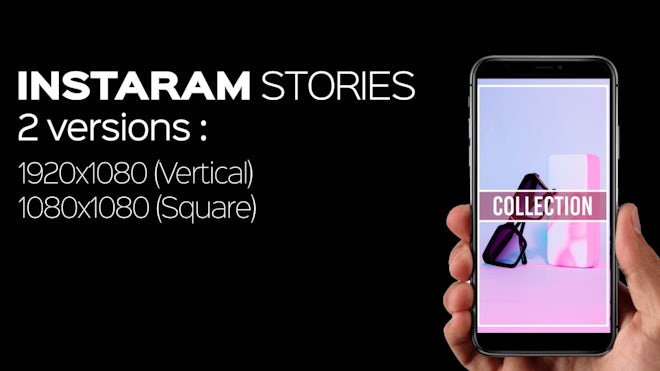 Instagram Stories V3 Freebies template preview