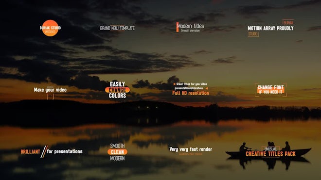 Unusual Creative Titles 4k Freebies template preview