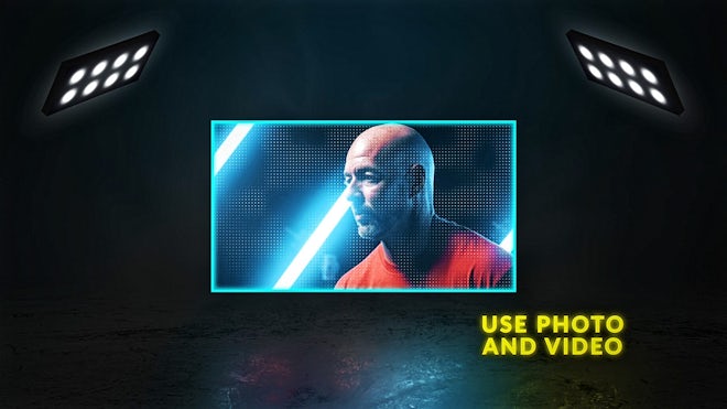 Cube Slideshow Freebies template preview