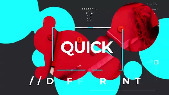 Colorful Typographic Opener Freebies template preview