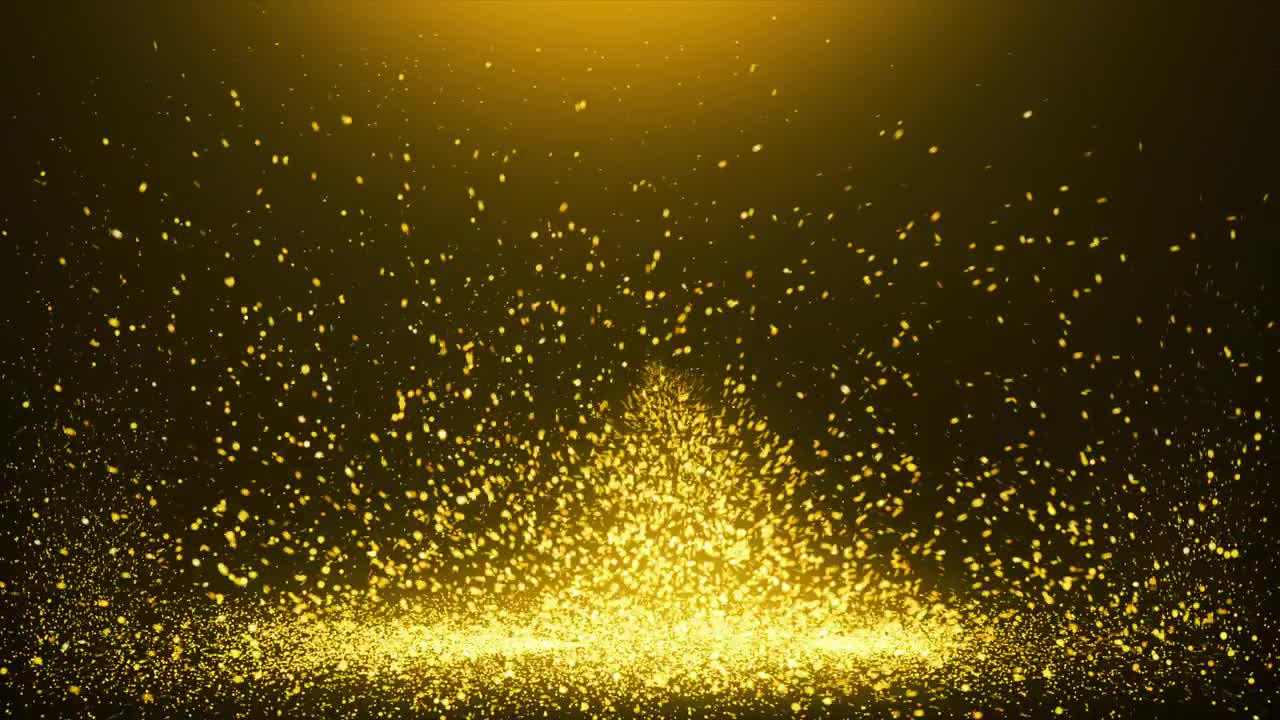 Golden Sparks Stock Motion Graphics Motion Array