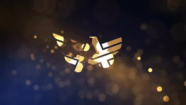 Glitter Particles Logo Reveal: Premiere Pro Templates